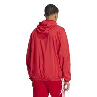 adidas Tiro 24 Windbreaker Jacke Herren - rot/weiß- S