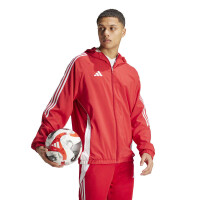 adidas Tiro 24 Windbreaker Jacke Herren - rot/weiß- S