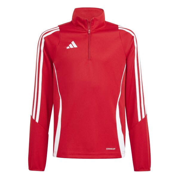 adidas Tiro 24 Langarm Trainingstop Kinder - rot/weiß