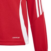 adidas Tiro 24 Langarm Trainingstop Kinder - rot/weiß