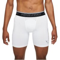Nike Pro Shorts Herren - weiß/schwarz-L