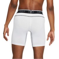 Nike Pro Shorts Herren - weiß/schwarz-L
