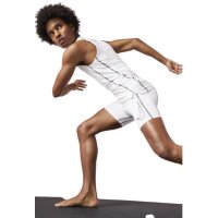 Nike Pro Shorts Herren - weiß/schwarz-L