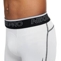 Nike Pro Shorts Herren - weiß/schwarz-L