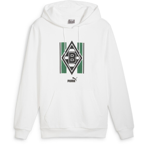 Puma Borussia Mönchengladbach ftblCulture Hoodie Herren - weiß/schwarz/grün-XL