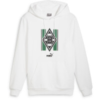 Puma Borussia Mönchengladbach ftblCulture Hoodie Herren - weiß/schwarz/grün-XL