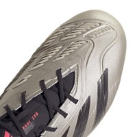 adidas Predator Elite FG Herren - silber/schwarz-43 1/3