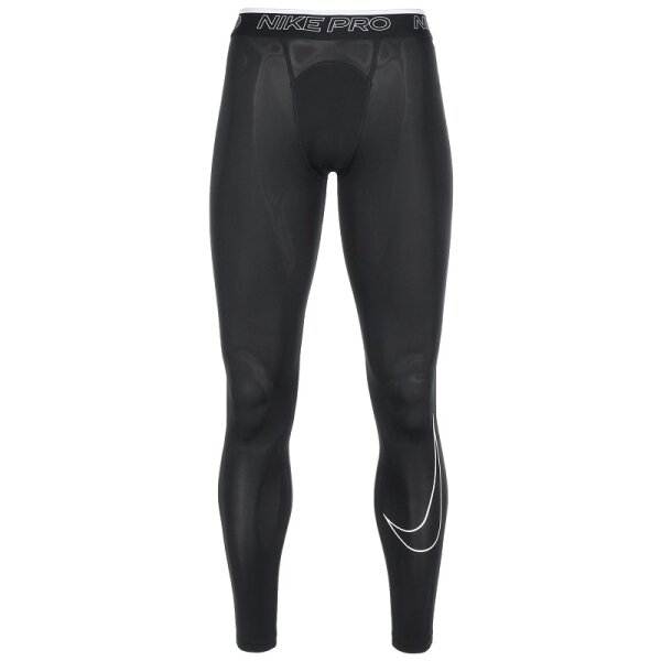 Nike Pro Leggings Herren - schwarz/weiß-XL