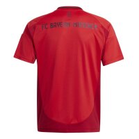 adidas FC Bayern München Trikot Home 24/25 Kinder - rot/schwarz