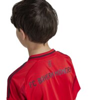 adidas FC Bayern München Trikot Home 24/25 Kinder - rot/schwarz