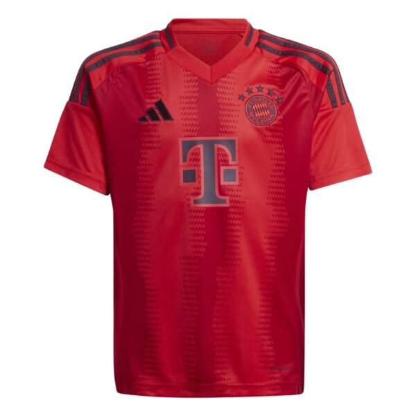 adidas FC Bayern München Trikot Home 24/25 Kinder - rot/schwarz - 128
