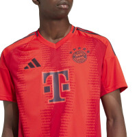 adidas FC Bayern München Trikot Home 24/25 Herren - rot/schwarz