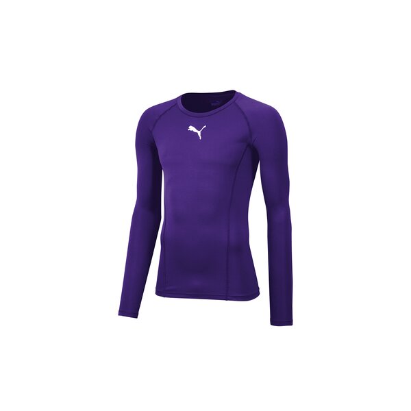 Puma teamLIGA Baselayer Langarm Shirt Herren - lila