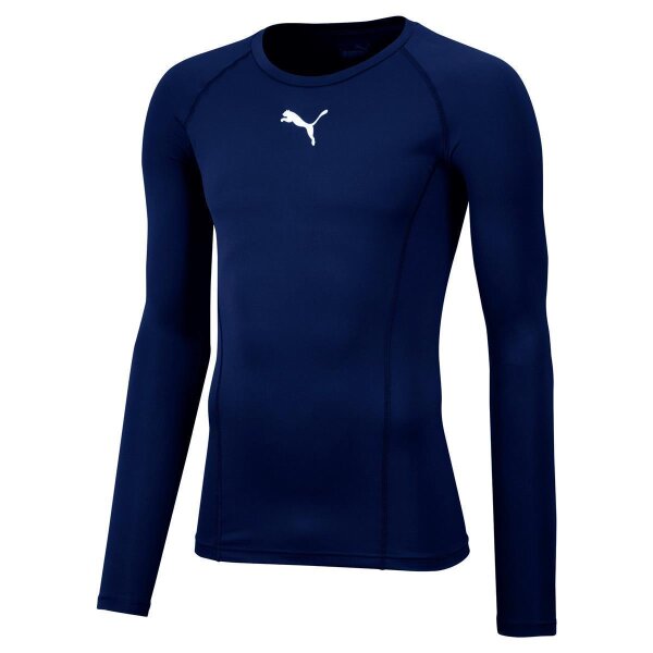 Puma teamLIGA Baselayer Langarm Shirt Herren - navy