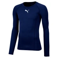 Puma teamLIGA Baselayer Langarm Shirt Herren - navy