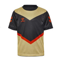 hummel Trainingstrikot EM24 Collection Kinder - schwarz/gold/rot-152