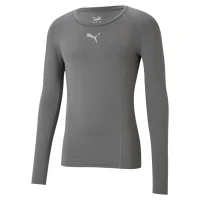 Puma teamLIGA Baselayer Langarm Shirt Herren - grau