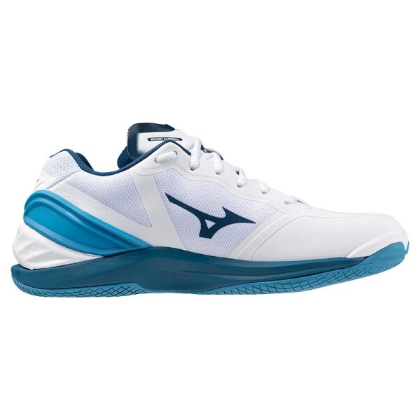 Mizuno Wave Stealth Neo Handballschuhe Herren - weiß/türkis - 43