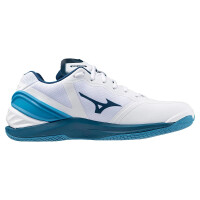 Mizuno Wave Stealth Neo Handballschuhe Herren - weiß/türkis - 43