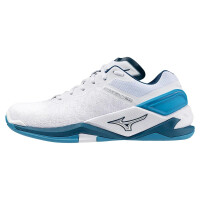 Mizuno Wave Stealth Neo Handballschuhe Herren - weiß/türkis - 43