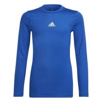 adidas Techfit Compression Langarm Shirt Kinder - blau 140