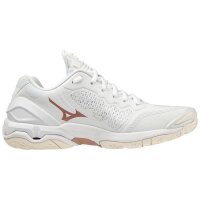 Mizuno Wave Stealth V Handballschuhe Damen - weiß/rot