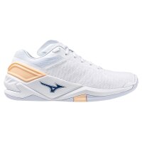 Mizuno Wave Stealth Neo Handballschuhe Damen - weiß/blau/orange-38