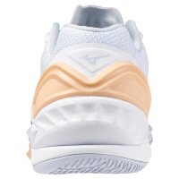 Mizuno Wave Stealth Neo Handballschuhe Damen - weiß/blau/orange-38