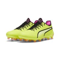 Puma King Ultimate FG/AG Fußballschuh Herren - gelb/schwarz/pink