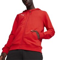 Puma teamGOAL Casuals Full-Zip Hoodie Herren - rot-L