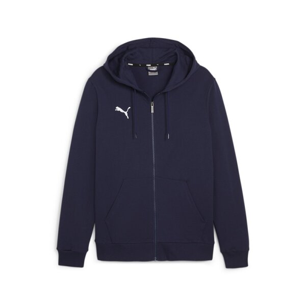 Puma teamGOAL Casuals Full - Zip Hoodie Herren - navy - M