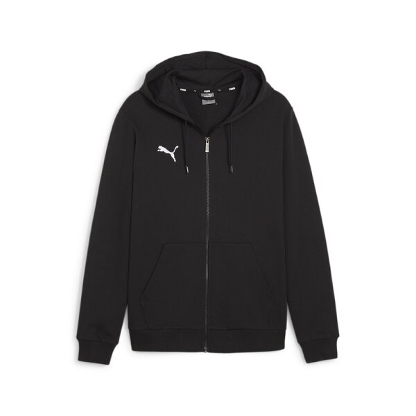 Puma teamGOAL Casuals Full-Zip Hoodie Herren - schwarz - M