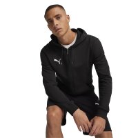 Puma teamGOAL Casuals Full-Zip Hoodie Herren - schwarz-L