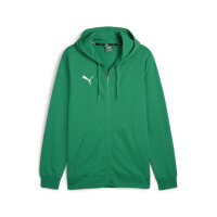 Puma teamGOAL Casuals Full-Zip Hoodie Herren - grün-3XL