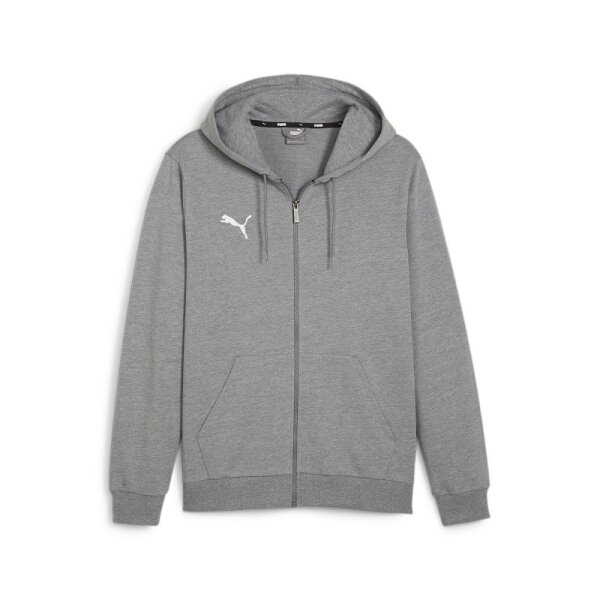 Puma teamGOAL Casuals Full - Zip Hoodie Herren - grau - M