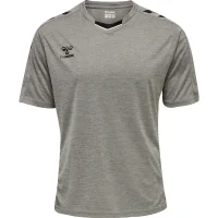 hummel hmlCORE XK Poly Trikot Kurzarm Herren - grey melange