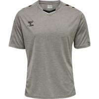 hummel hmlCORE XK Poly Trikot Kurzarm Herren - grey melange