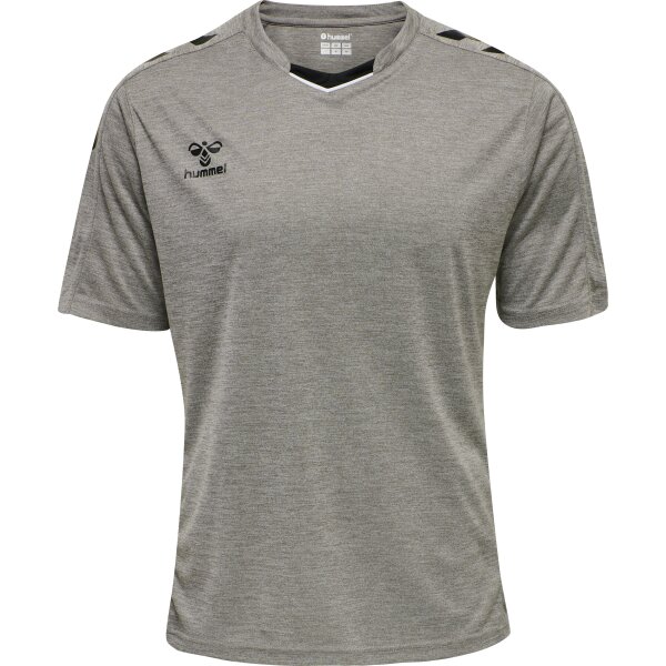 hummel Hmlcore Xk Poly Trikot S/S Herren - grey melange - M