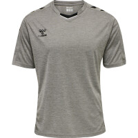 hummel Hmlcore Xk Poly Trikot S/S Herren - grey melange - M