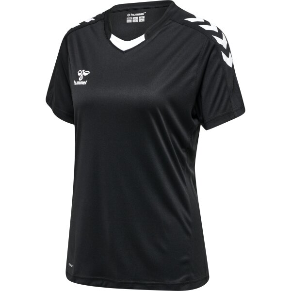 hummel hmlCore XK Poly Trikot kurzarm Damen - black