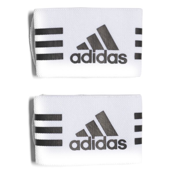 adidas Stutzenhalter breit - weiß/schwarz