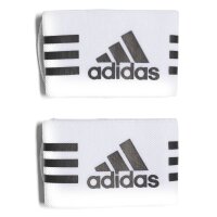 adidas Stutzenhalter breit - weiß/schwarz