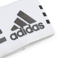 adidas Stutzenhalter breit - weiß/schwarz