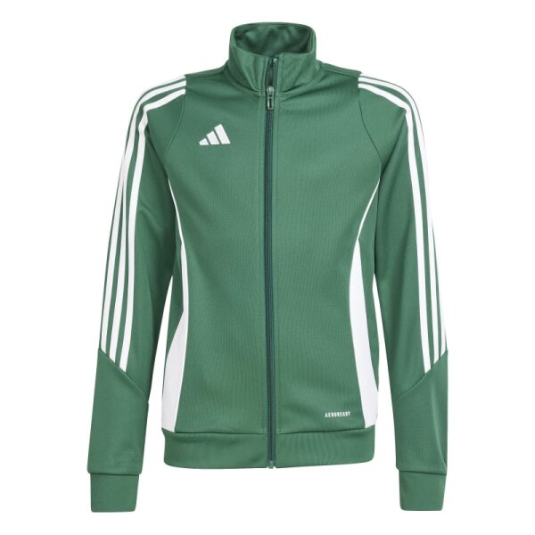 adidas Tiro 24 Trainingsjacke Kinder - dunkelgrün/weiß
