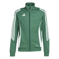 adidas Tiro 24 Trainingsjacke Kinder - dunkelgrün/weiß