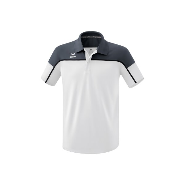 Erima Change by erima Poloshirt Herren - weiß/slate grey/schwarz - S