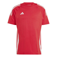 adidas Tiro 24 T-Shirt Herren - rot/weiß - S