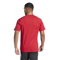 adidas Tiro 24 T-Shirt Herren - rot/weiß - S