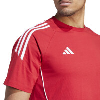 adidas Tiro 24 T-Shirt Herren - rot/weiß - S