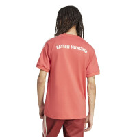 adidas FC Bayern München Adicolor Classics 3-Streifen T-Shirt Herren - rot/weiß - 3XL